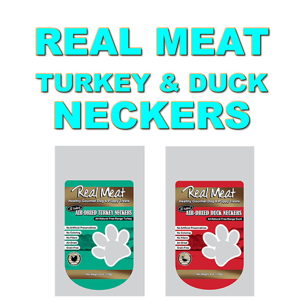 Real Meat Co. 100% Pure Crunchers Neckers 6oz Real Meat Co. 100% Pure Crunchers Neckers 6oz