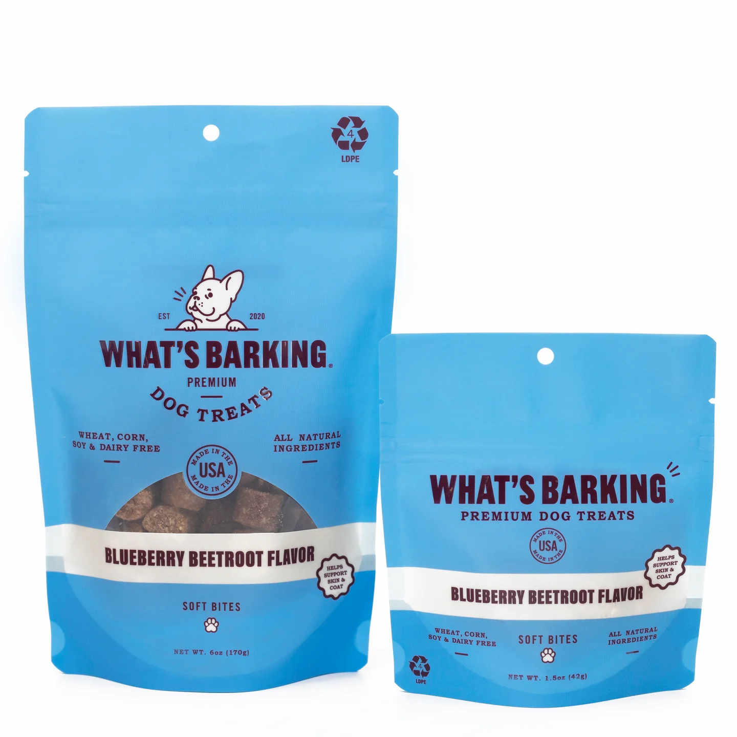 What's Barking Soft Chew Functional Dog Treats 6z