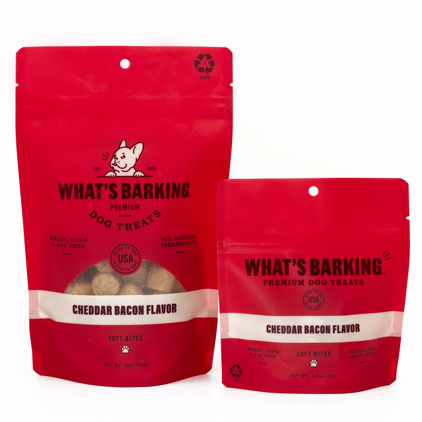 What's Barking Premium Core Line Dog Treats 6z