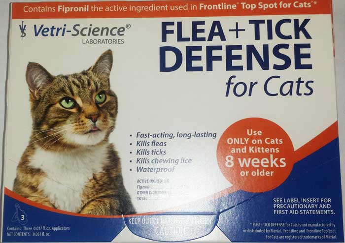 Vetri-Science Flea + Tick Defense for Cats & Kittens